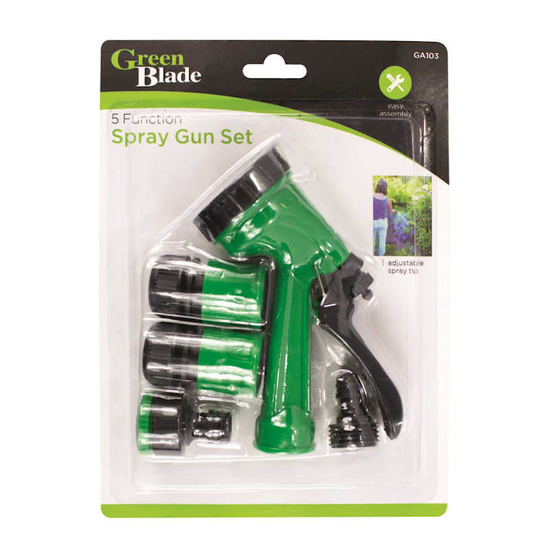 Green Blade 5-Function Spray Gun Set