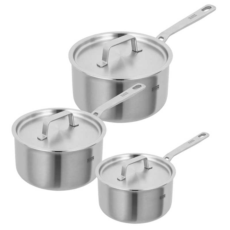 Kuhn Rikon Culinary Fiveply 3pc Saucepan Set