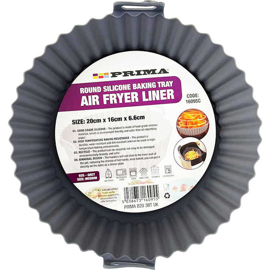 Prima Round Silicone Air Fryer Basket (M)