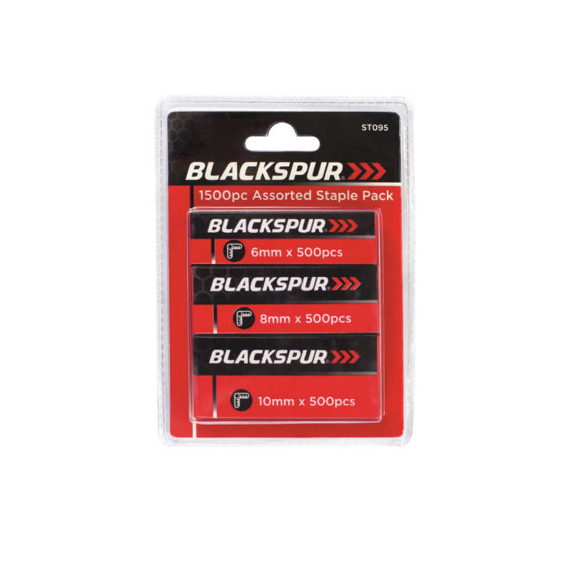 Blackspur 1500pc Assorted Staple Pack