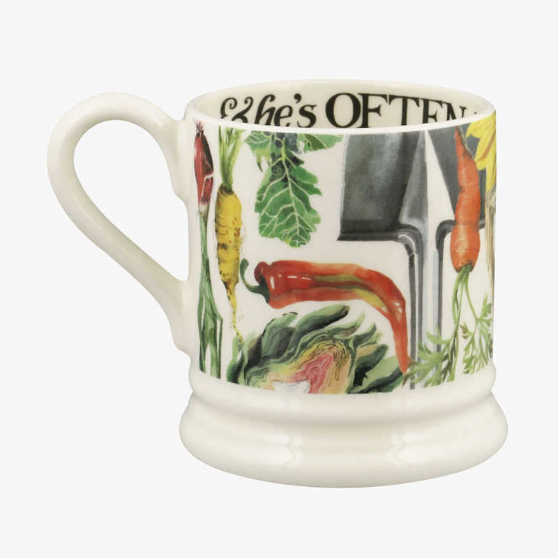 Emma Bridgewater Dad Loves His Garden 1/2 Pint Mug