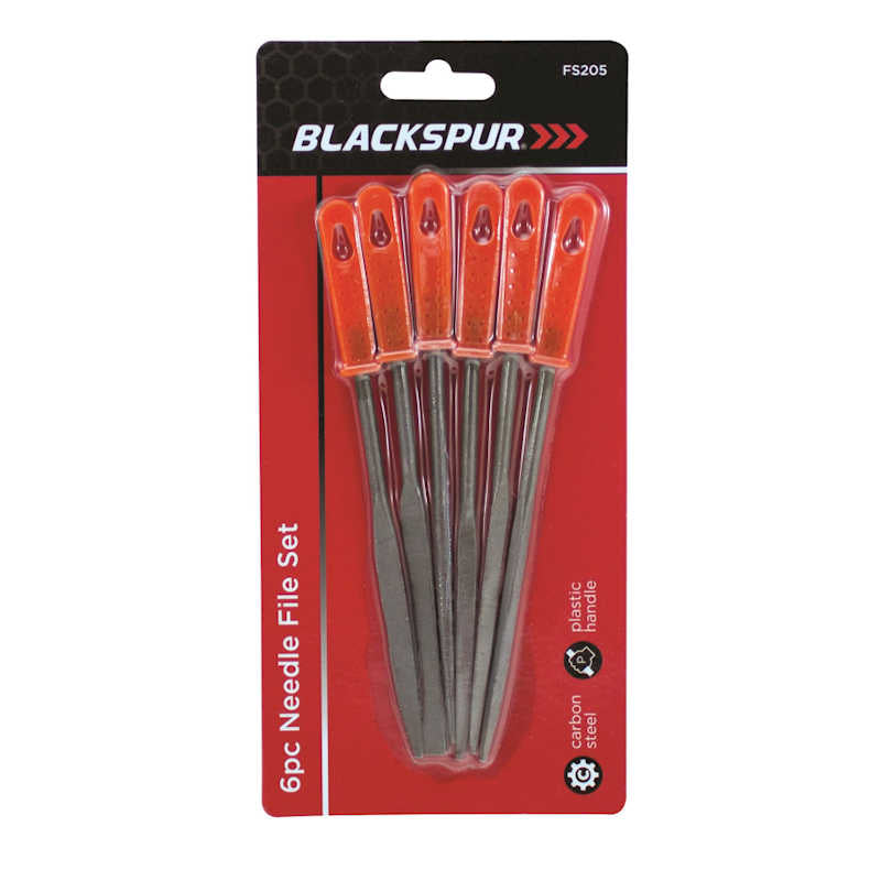 Blackspur 6pc Needle File Set