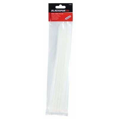 45pc White Cable Tie Set