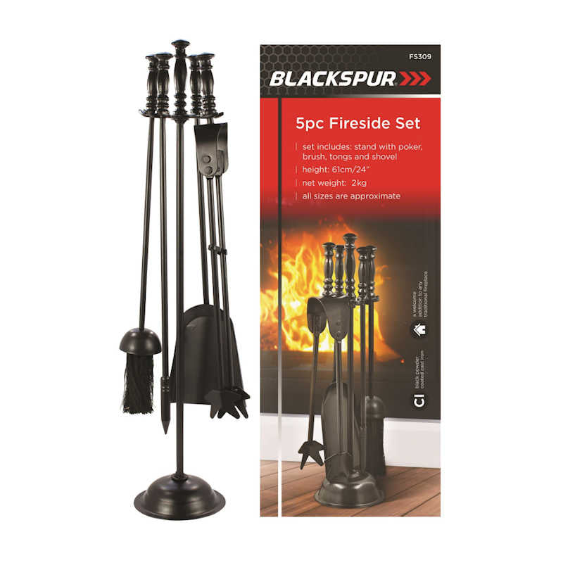 Blackspur 5pc Fireside Set