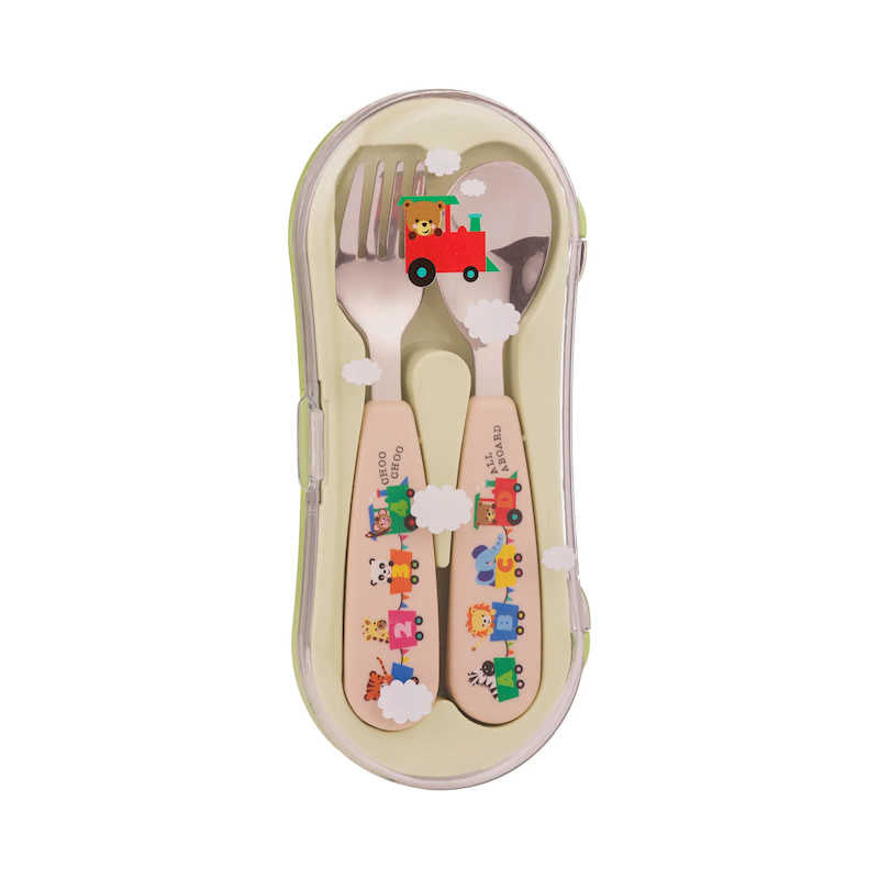 Viners All Aboard 2pc Kids Travel Cutlery + Case