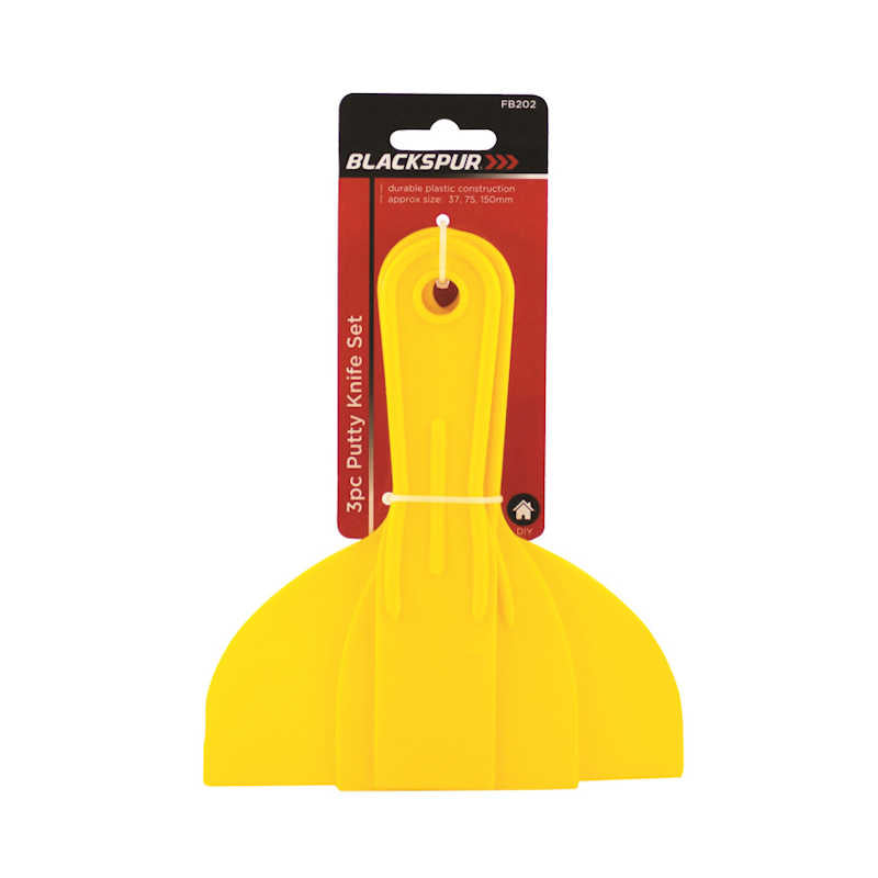 Blackspur 3pc Putty Knife Set