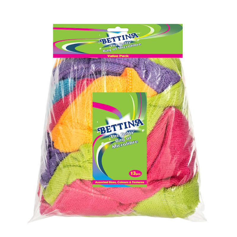 Bettina 13pc ‘The Betty’ Bag of Microfibre Pieces