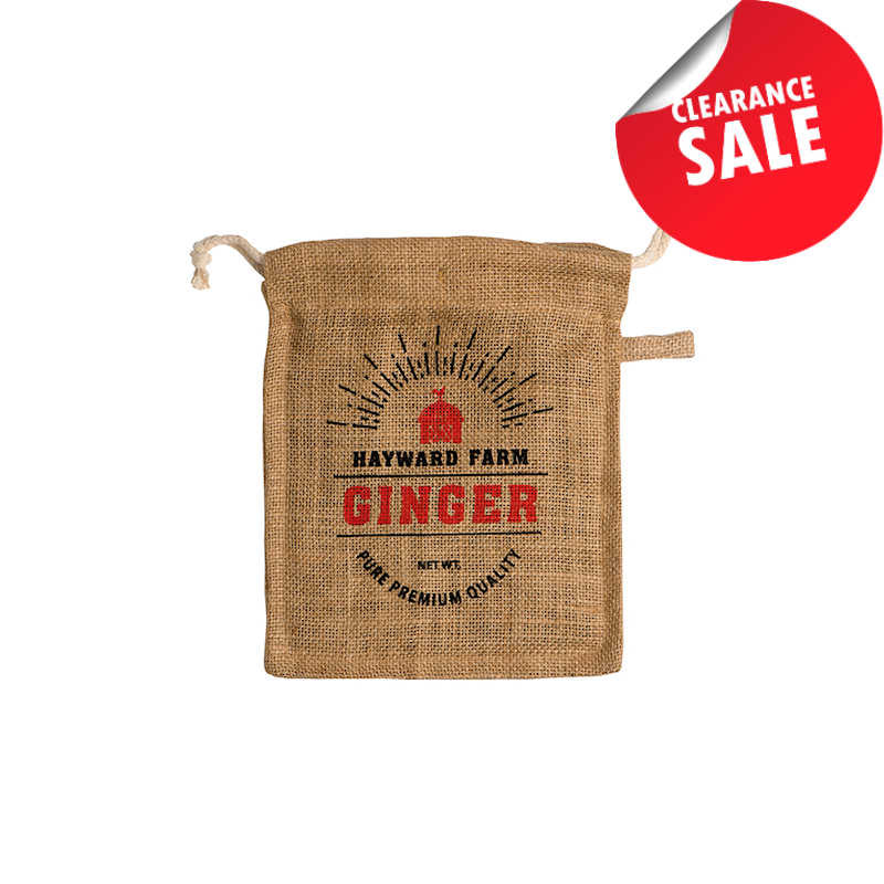Jute Ginger Storage Bag