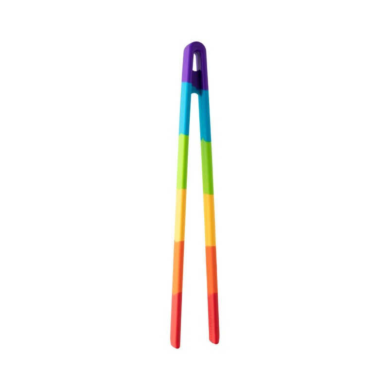 Taylor's Eye Witness Rainbow Silicone Tongs
