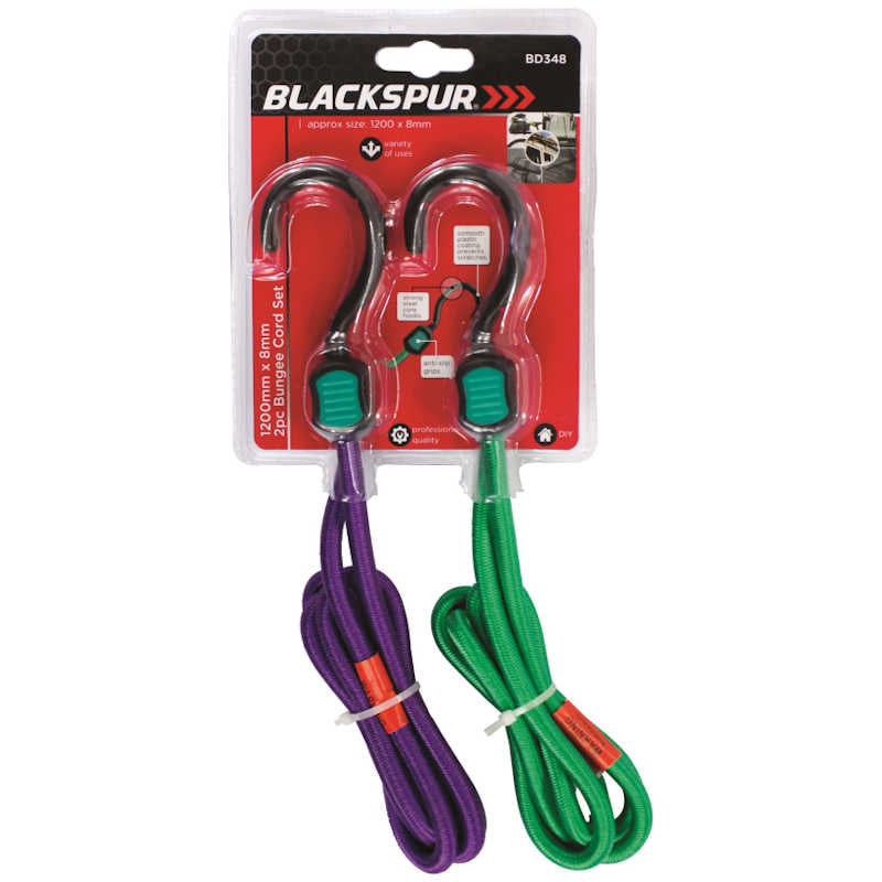 Blackspur 2pc Bungee Cord Set