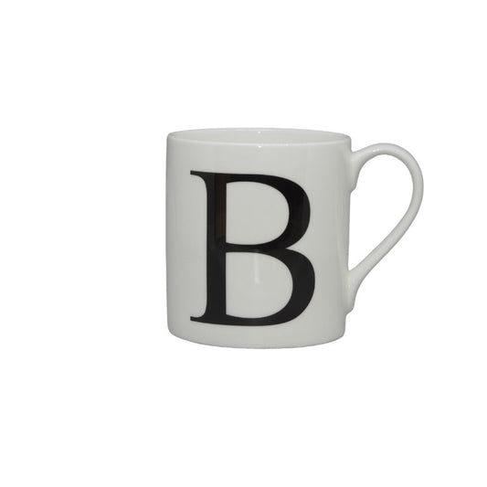 Bone China Alphabet Mug