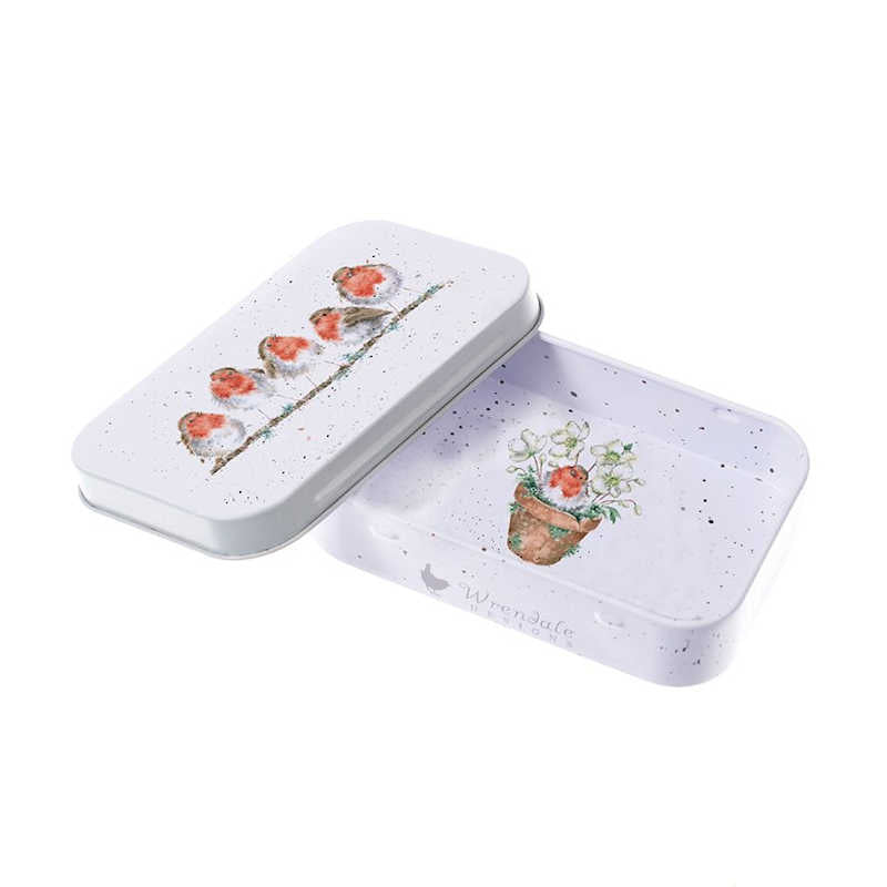 Wrendale Designs 'Jolly Robin' Robin Mini Gift Tin
