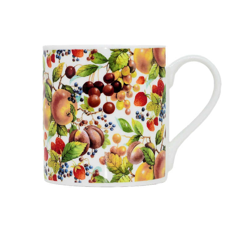 Orchard Bone China Decorated Mug