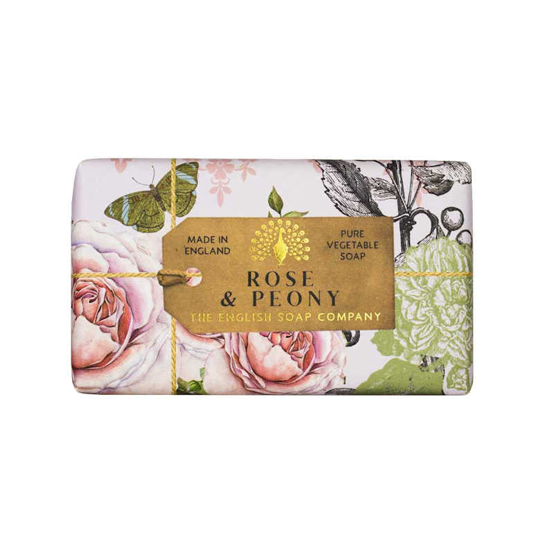 English Soap Company Anniversary Rose and Peony 190g Soap Bar