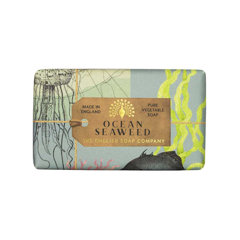 English Soap Company Anniversary Ocean Seaweed 190g Soap Bar