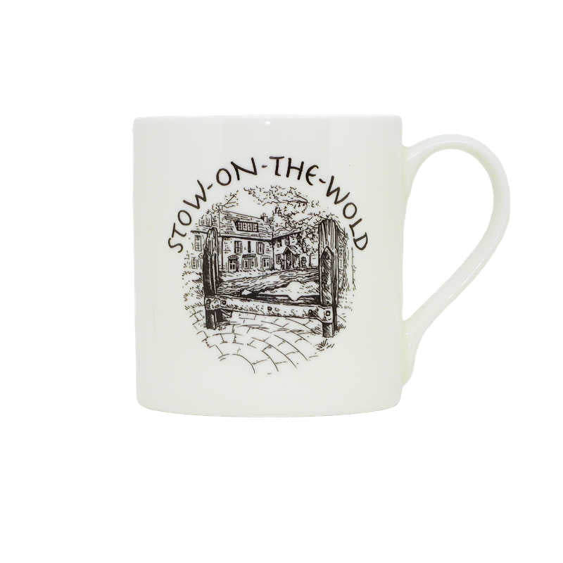 Stow-on-the-Wold Stocks Bone China Mug