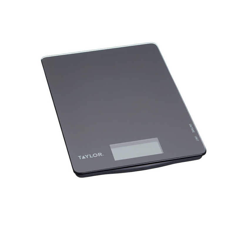 Taylor Pro Black Glass Digital Dual 5Kg Kitchen Scale