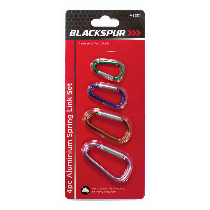 Blackspur 4PC Aluminium Spring Link Set