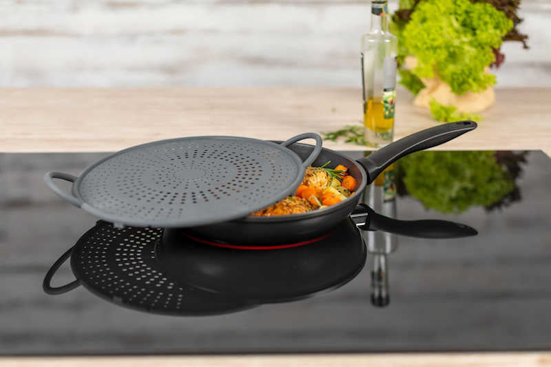 Kuhn Rikon 26cm Silicone Splatter Guard Grey