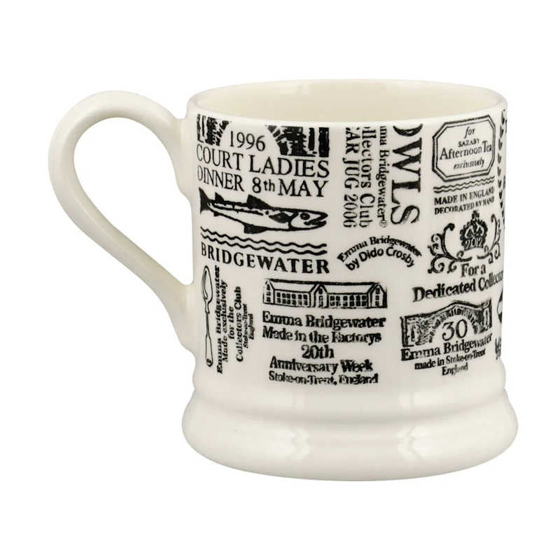 Emma Bridgewater Backstamps From 40 Years 1/2 Pint Mug