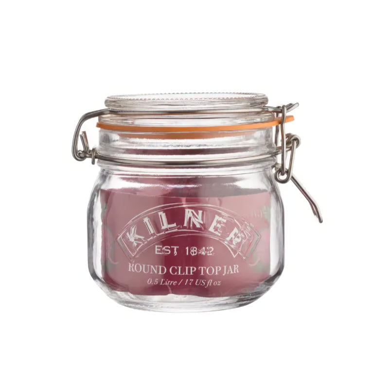 0.5 Litre Clip Top Round Kilner Jar