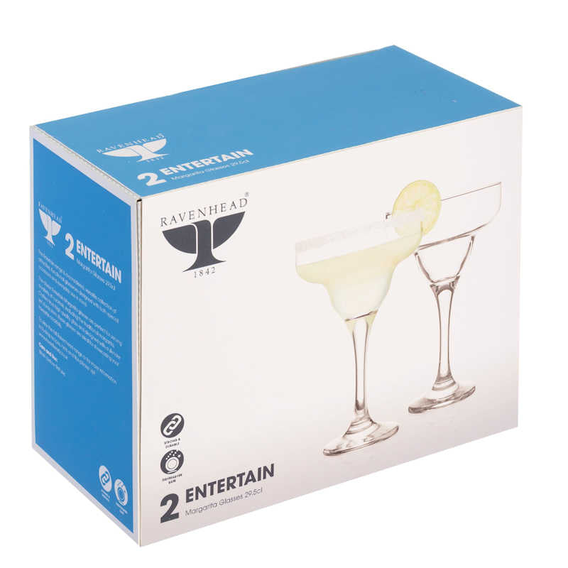Ravenhead Entertain Set Of 2 Margarita Glasses 29.5cl