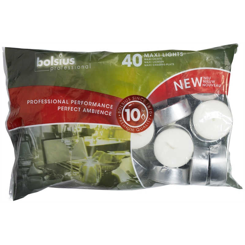 Bolsius maxi lights 40 pack