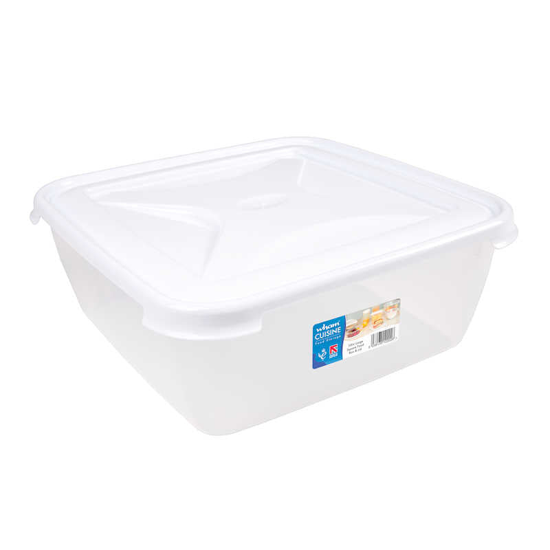 Wham! Cuisine Square Food Box & Lid 10ltr