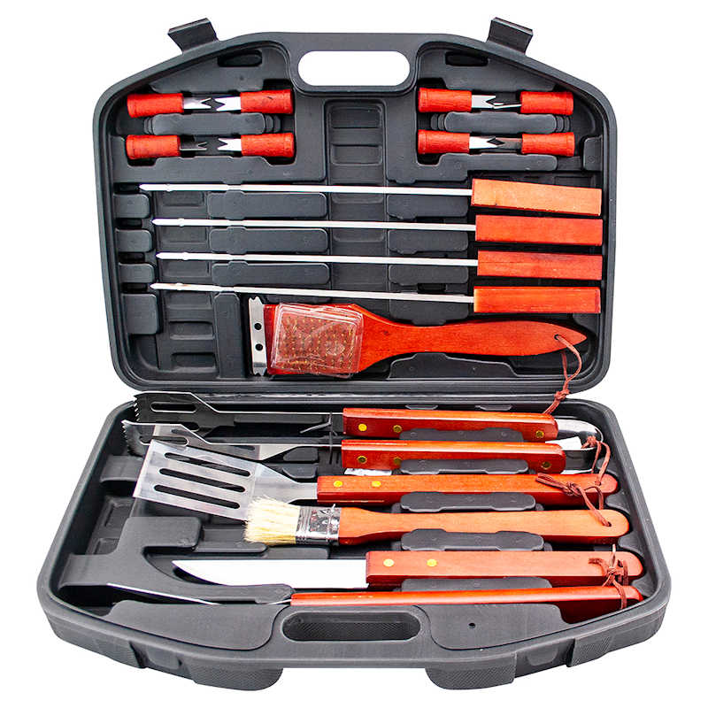 Prima 18pc BBQ Tool Case Set – The Crock Ltd