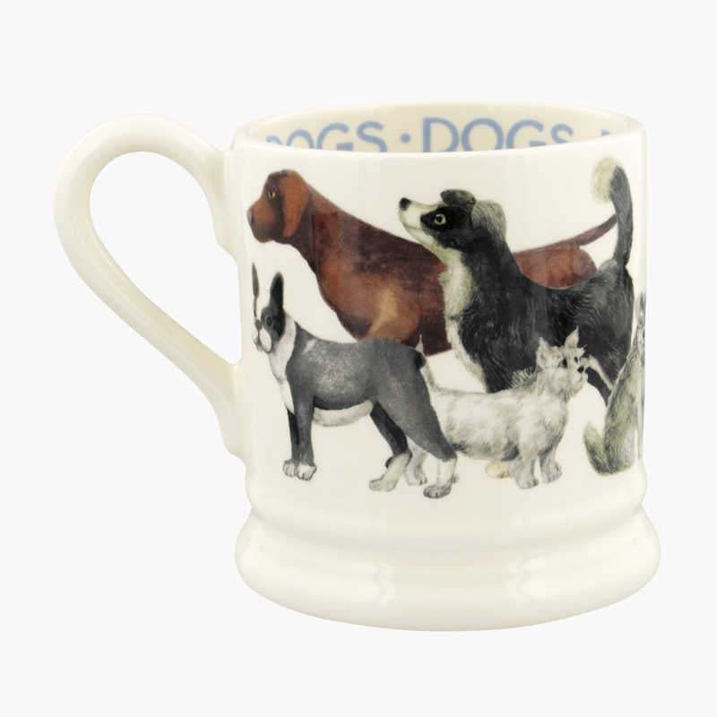 Emma Bridgewater Dogs Dogs All Over 1/2 Pint Mug