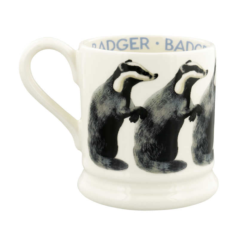 Emma Bridgewater Small Creatures Badger 1/2 Pint Mug