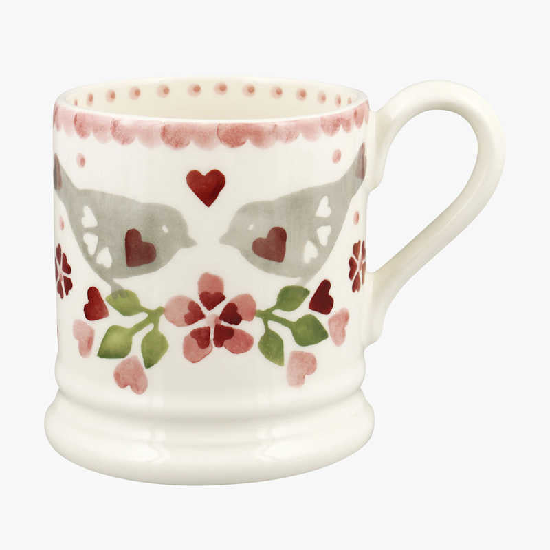 Emma Bridgewater Lovebirds 1/2 Pint Mug