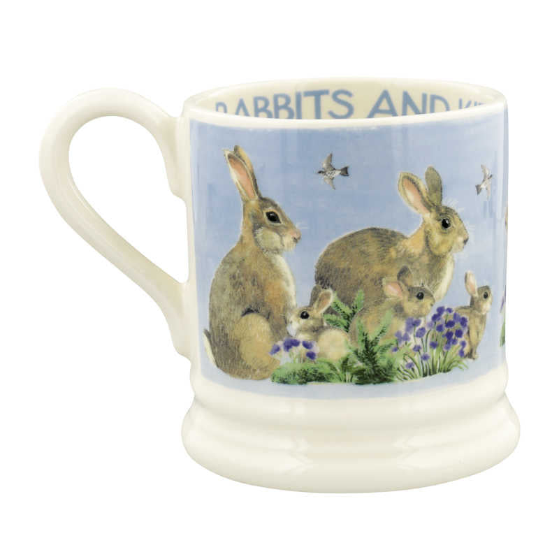 Emma Bridgewater Rabbits & Kits 1/2 Pint Mug