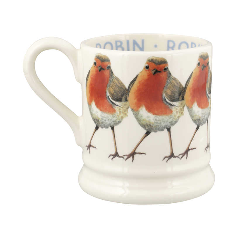 Emma Bridgewater Birds Robin 1/2 Pint Mug