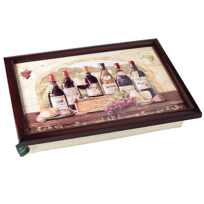 Stow Green Padded Lap Tray Degustation De Vin