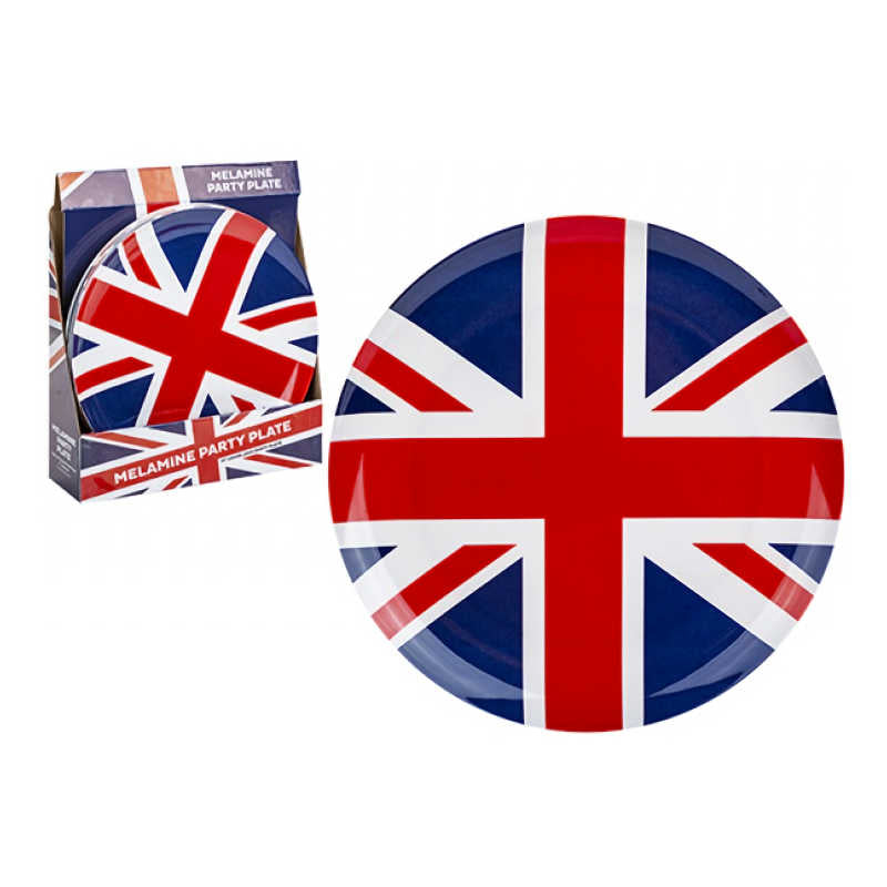 Union Jack 11" Mel Plate