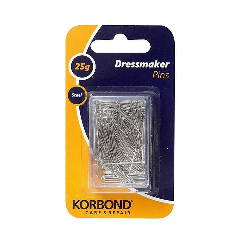 Korbond Dressmaker Pins 25g