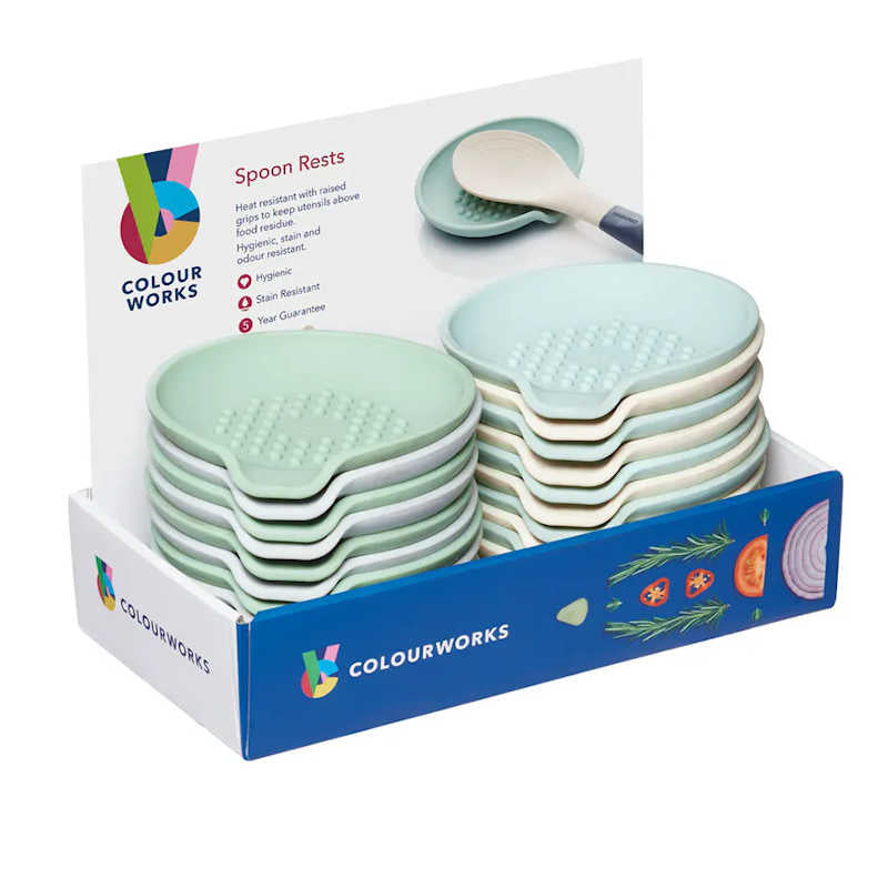 Colourworks Classics Silicone Spoon Rest Display Box