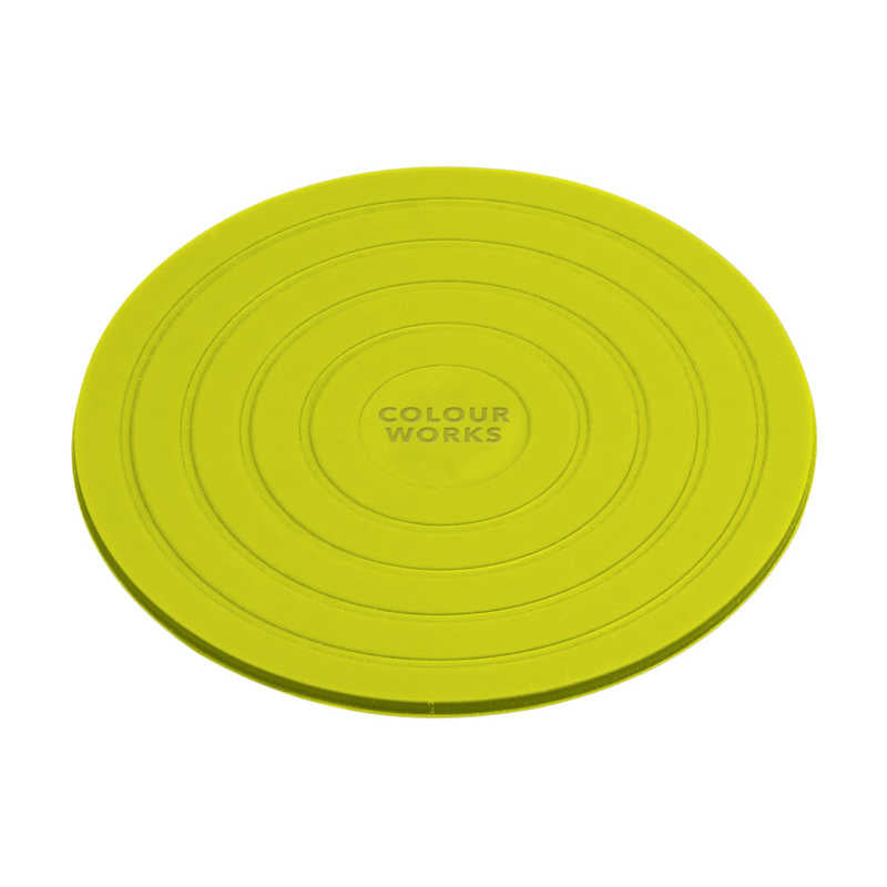 Colourworks Silicone Coaster green