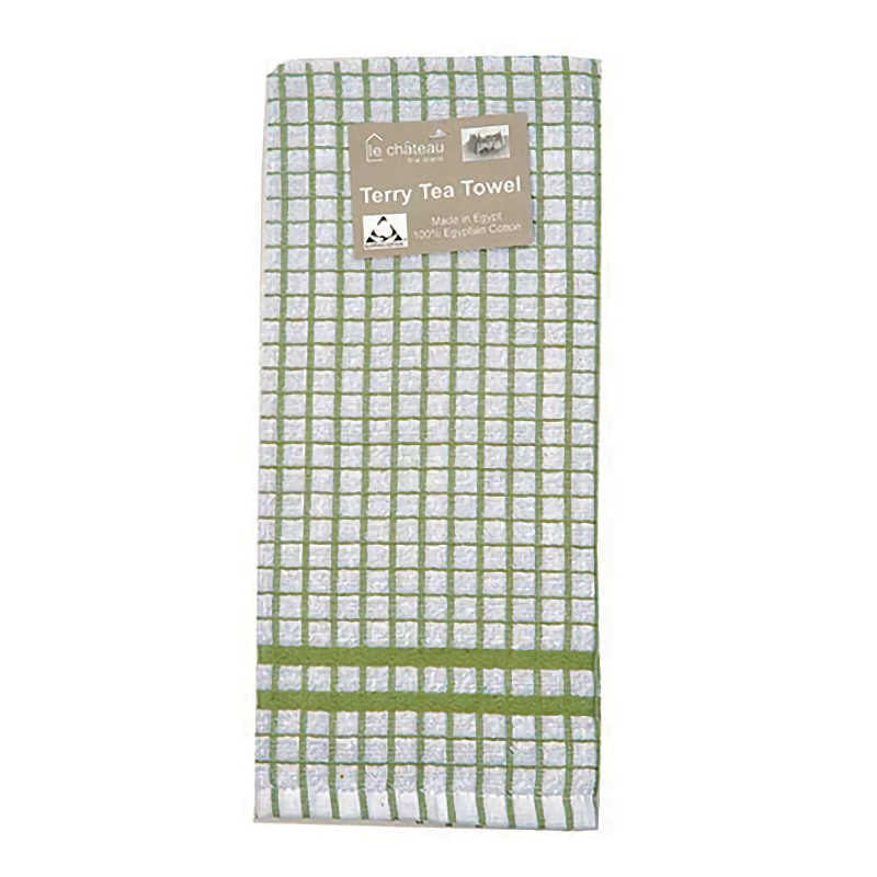 Le Chateau Small Check Tea Towel (Various Colours) 