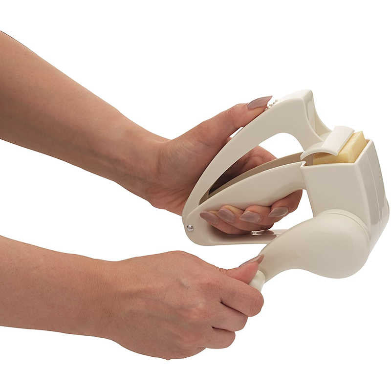 KitchenCraft Plastic Rotary Grater Mill With Three Blades