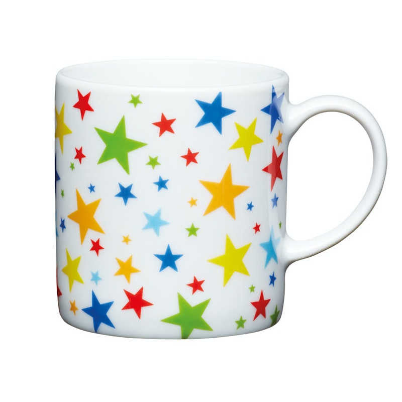 Kitchen Craft 80ml Porcelain Espresso Cup Multi Stars