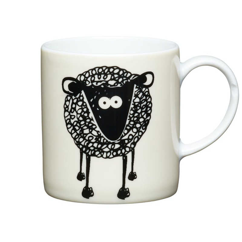 Kitchen Craft 80ml Porcelain Espresso Cup Sheep