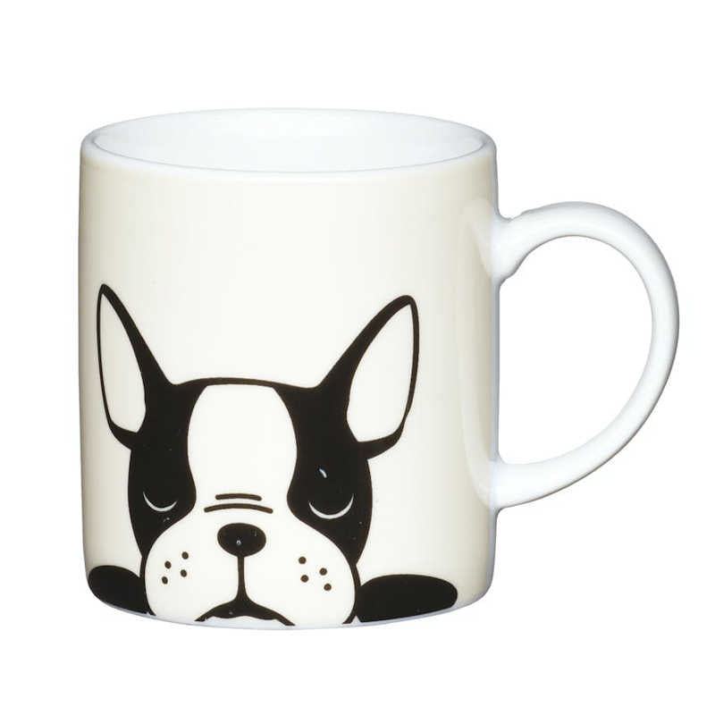 Kitchen Craft 80ml Porcelain Espresso Cup French Bulldog