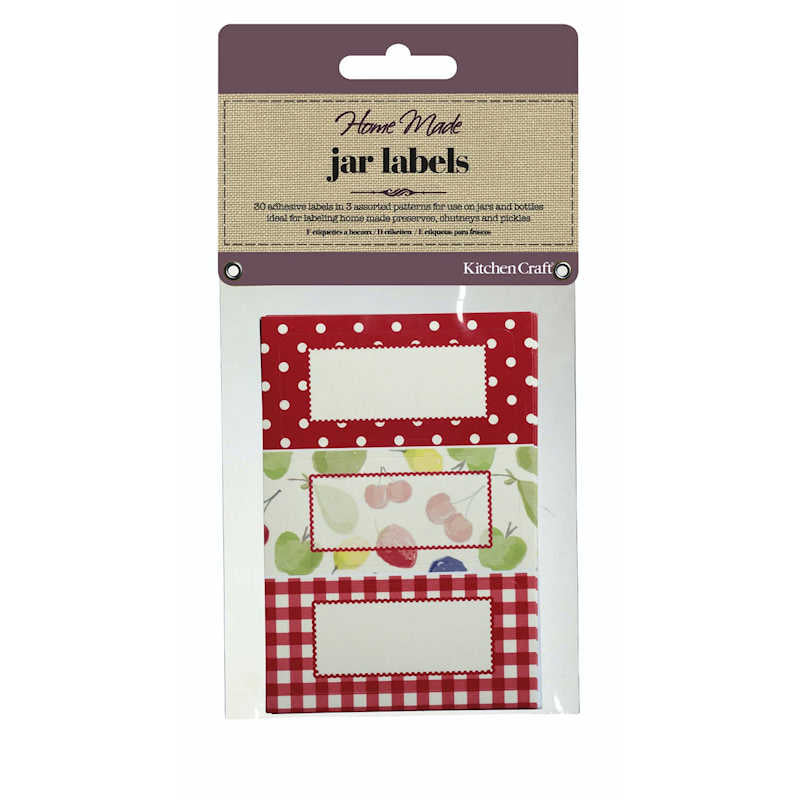 Home Made Jar Labels (Various Designs)