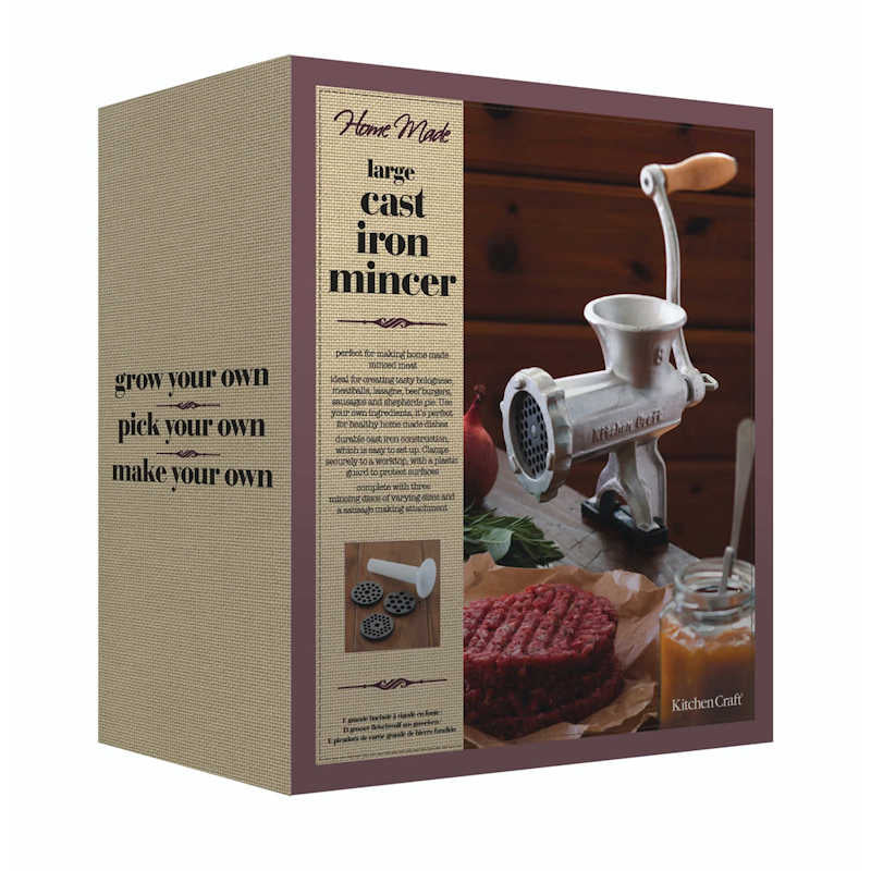 Home Made Cast Iron Mincer No.8