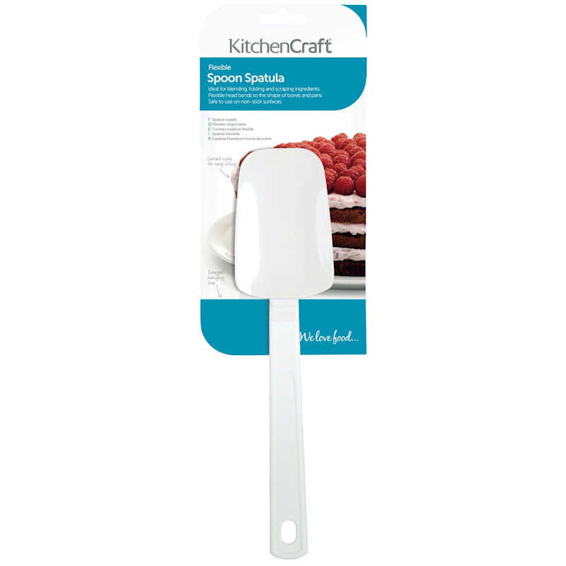 Kitchen Craft Flexible Spoon Shaped Rubber Spatula