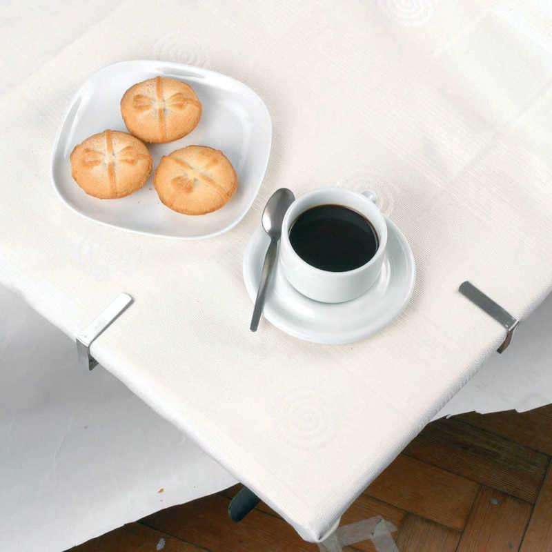KitchenCraft Set of 4 Stainless Steel Table Cloth Clips