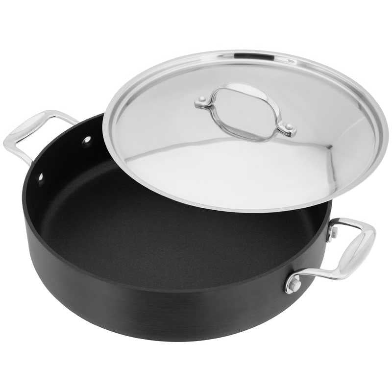 Stellar S600 Hard Anodised Non-Stick Sauteuse Pan