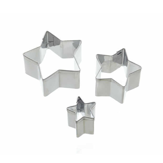 Sweetly Does It Set of 3 Star Fondant Cutters